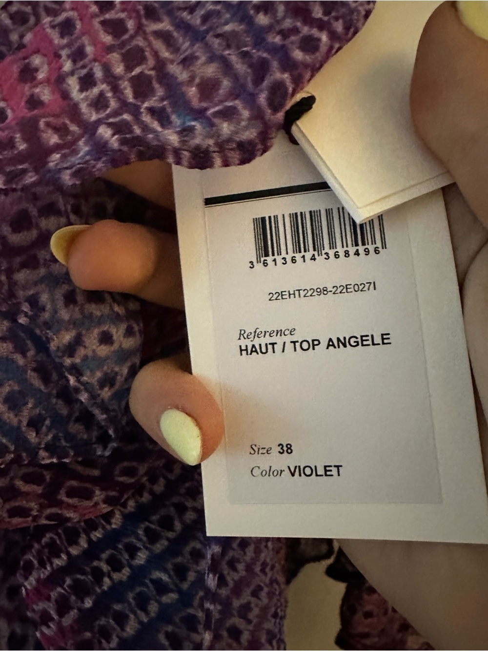 NWT Isabel Marant Angele Ruffle Top - Picture 5 of 5